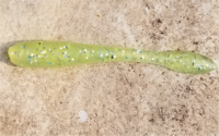 Soft lure that glows in the dark